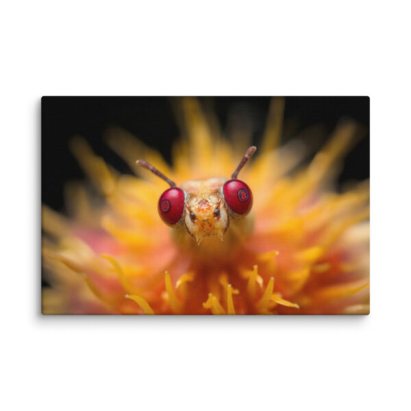 Pretty Eyes - Bitcoin Canvas Print - No Frame - Image 3