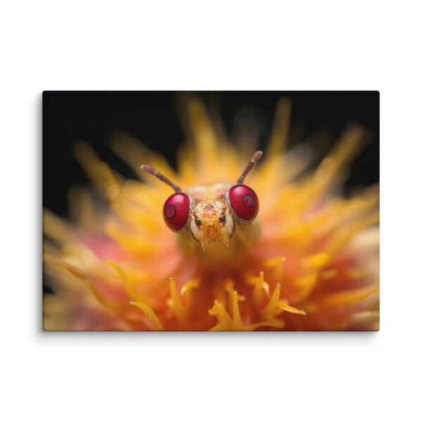 Pretty Eyes - Bitcoin Canvas Print - No Frame - Image 4