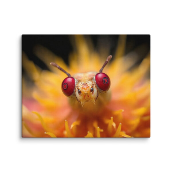 Pretty Eyes - Bitcoin Canvas Print - No Frame - Image 7